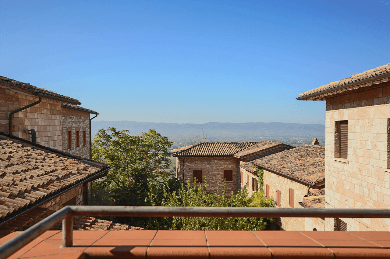 Assisi Oasi Sacro Cuore vista