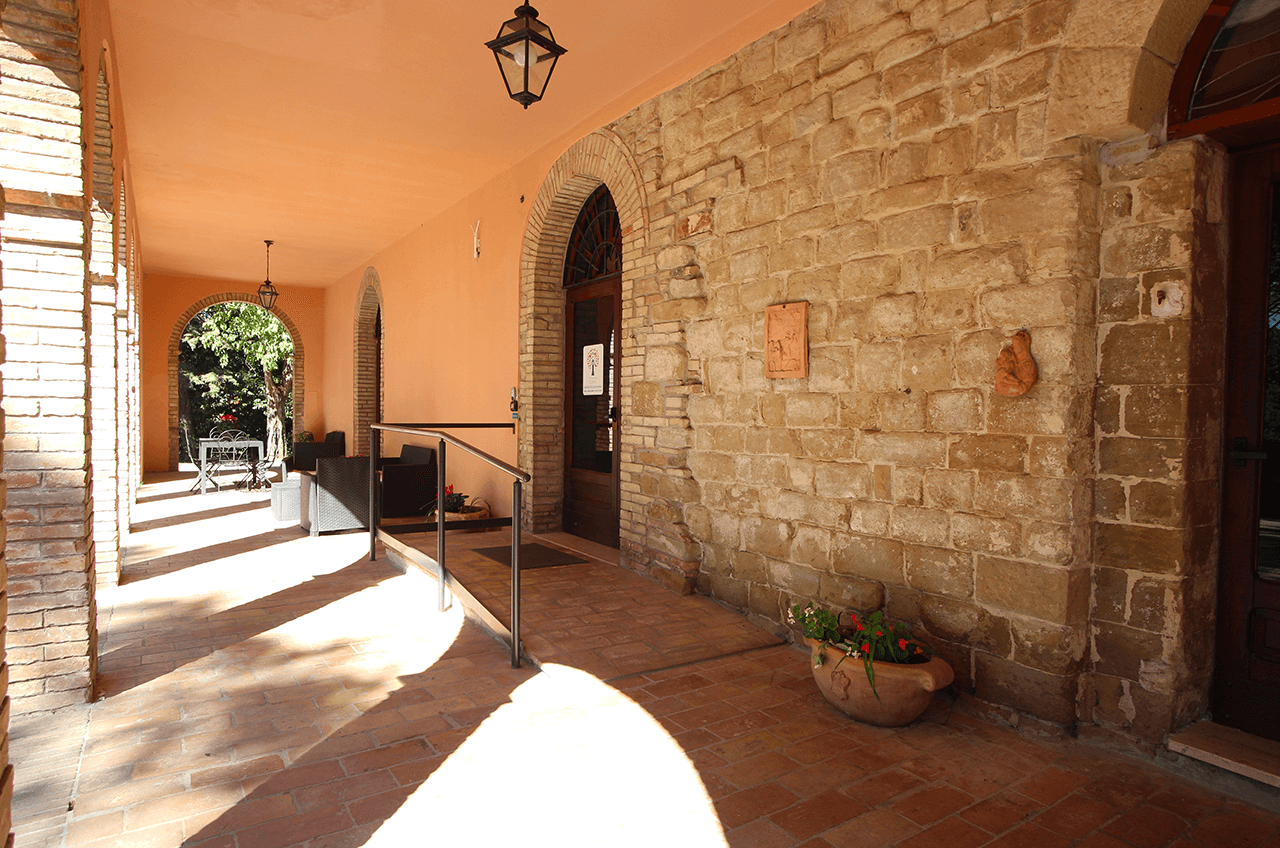 Villa Santa Tecla Assisi ingresso