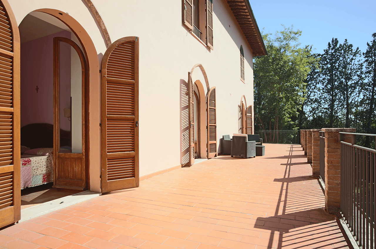 Villa Santa Tecla Assisi terrazza